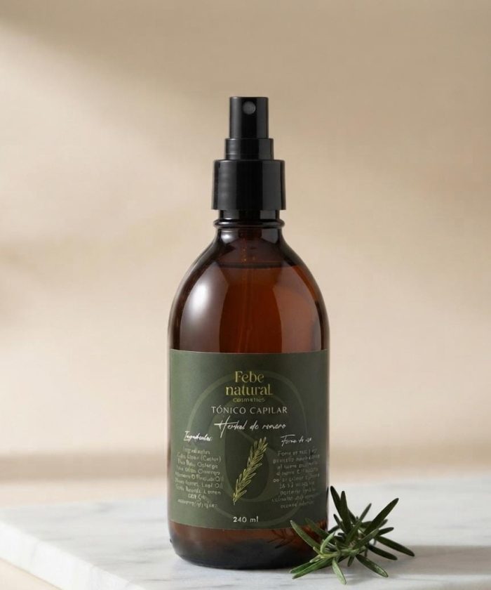 Fortalecimiento del cabello -Tónico Capilar Herbal de Romero